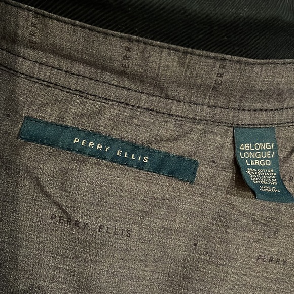 Perry Ellis Water/Stain/Wrinkle Resistant Performance Shirt Jacket - Big & Tall - Picture 8 of 8